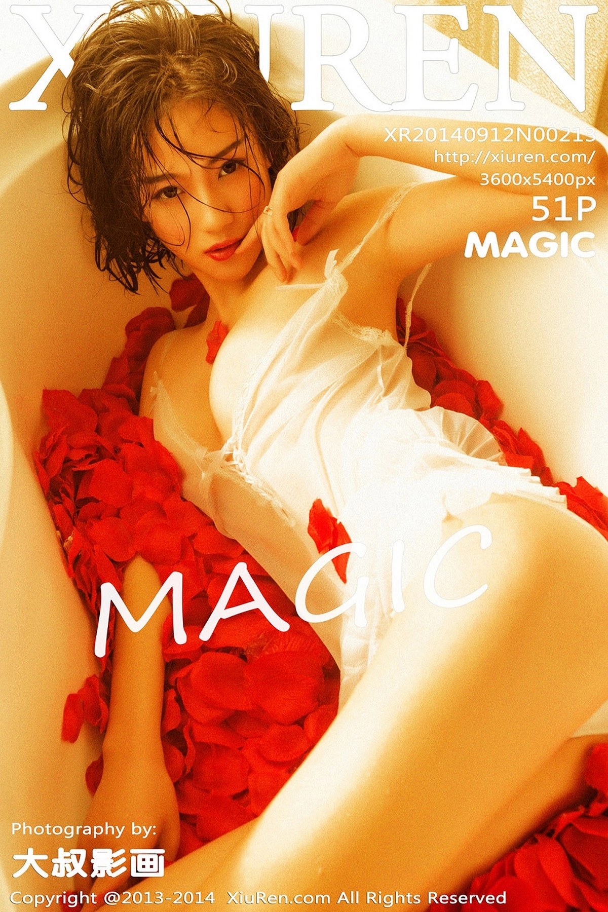 [XiuRen秀人网]No.213_秀人美模MAGIC浴缸里花瓣浴大尺度撩人极致诱惑写真8P-秀人集